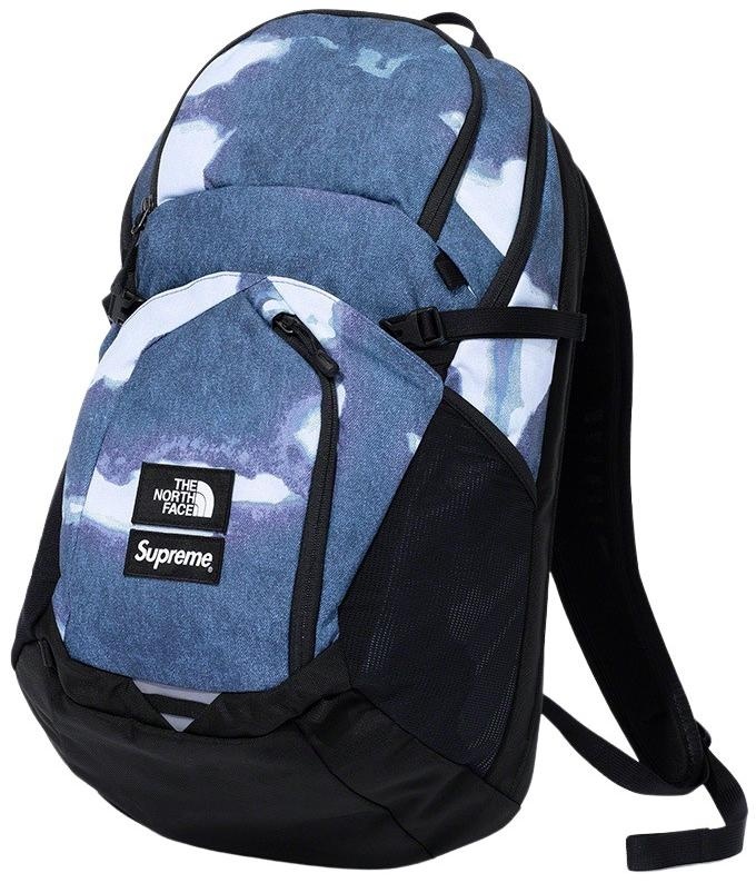 Supreme®/The North Face® Bleached Denim Print Pocono Backpack view 2
